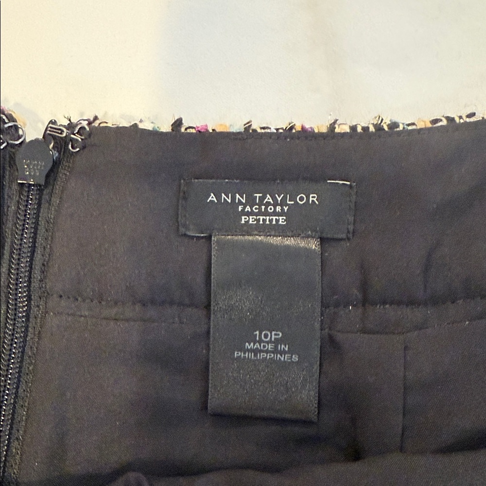 Ann Taylor Multicolor Tweed Mini Skirt - Picture 3 of 4